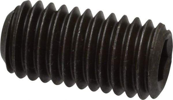 Value Collection - 1/2-13 UNC, 1" OAL, Cup Point Set Screw - Grade 8 Alloy Steel, 1/4" Key - Apex Tool & Supply