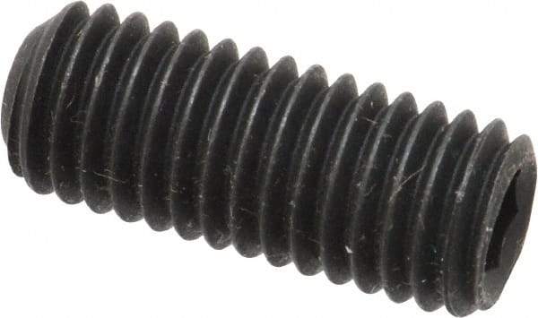 Value Collection - 1/2-13 UNC, 1-1/4" OAL, Cup Point Set Screw - Grade 8 Alloy Steel, 1/4" Key - Apex Tool & Supply