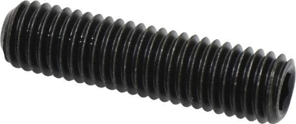 Value Collection - 1/2-13 UNC, 2" OAL, Cup Point Set Screw - Grade 8 Alloy Steel, 1/4" Key - Apex Tool & Supply