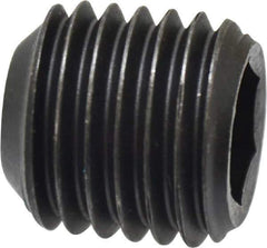 Value Collection - 1-8 UNC, 1" OAL, Cup Point Set Screw - Grade 8 Alloy Steel, 9/16" Key - Apex Tool & Supply