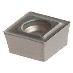 Iscar - SOMX050204 DT Grade IC1008 Carbide Indexable Drill Insert - TiAlN/TiN Finish, Square, 5.4mm Inscribed Circle - Apex Tool & Supply