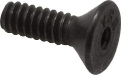 Value Collection - #4-40 UNC Hex Socket Drive, 82° Flat Screw - Alloy Steel, Black Oxide Finish, Fully Threaded, 3/8" OAL - Apex Tool & Supply