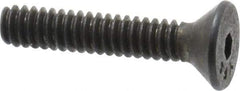 Value Collection - #4-40 UNC Hex Socket Drive, 82° Flat Screw - Alloy Steel, Black Oxide Finish, Fully Threaded, 5/8" OAL - Apex Tool & Supply