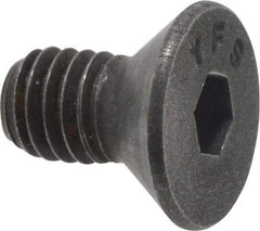Value Collection - #10-32 UNF Hex Socket Drive, 82° Flat Screw - Alloy Steel, Black Oxide Finish, Fully Threaded, 3/8" OAL - Apex Tool & Supply