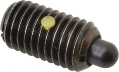 Gibraltar - 5/8-11, 1-1/8" Thread Length, 5/16" Plunger Projection, Steel Threaded Spring Plunger - 0.31" Max Plunger Diam, 2 Lb Init End Force, 10.5 Lb Final End Force - Apex Tool & Supply