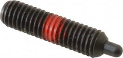 Gibraltar - 5/16-18, 5/8" Thread Length, 3/16" Plunger Projection, Steel Threaded Spring Plunger - Apex Tool & Supply
