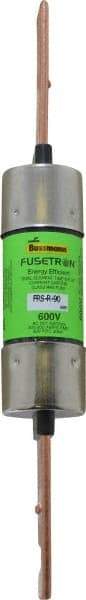 Cooper Bussmann - 300 VDC, 600 VAC, 90 Amp, Time Delay General Purpose Fuse - Fuse Holder Mount, 7-7/8" OAL, 20 at DC, 200 (RMS) kA Rating, 1-5/16" Diam - Apex Tool & Supply