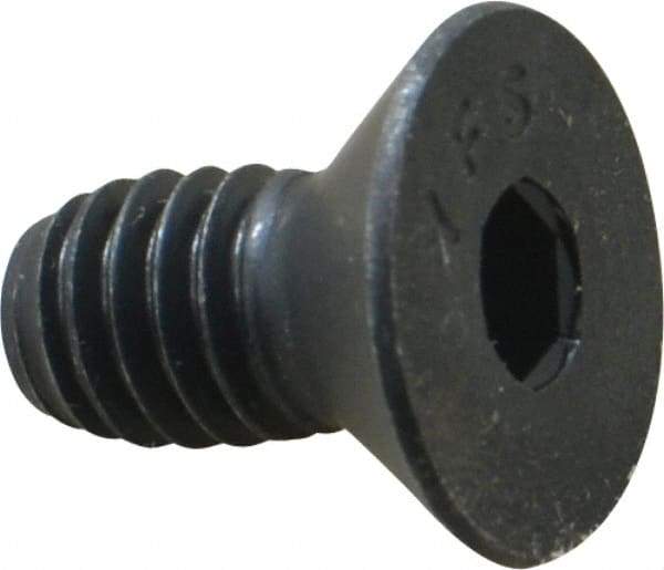 Value Collection - 5/16-18 UNC Hex Socket Drive, 82° Flat Screw - Alloy Steel, Black Oxide Finish, Fully Threaded, 5/8" OAL - Apex Tool & Supply