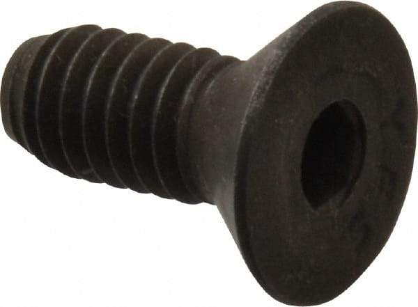 Value Collection - 5/16-18 UNC Hex Socket Drive, 82° Flat Screw - Alloy Steel, Black Oxide Finish, Fully Threaded, 3/4" OAL - Apex Tool & Supply