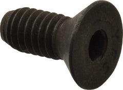 Value Collection - 5/16-18 UNC Hex Socket Drive, 82° Flat Screw - Alloy Steel, Black Oxide Finish, Fully Threaded, 3/4" OAL - Apex Tool & Supply
