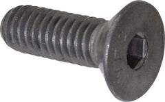 Value Collection - 5/16-18 UNC Hex Socket Drive, 82° Flat Screw - Alloy Steel, Black Oxide Finish, Fully Threaded, 1" OAL - Apex Tool & Supply