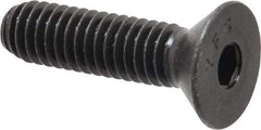Value Collection - 5/16-18 UNC Hex Socket Drive, 82° Flat Screw - Alloy Steel, Black Oxide Finish, Fully Threaded, 1-1/4" OAL - Apex Tool & Supply