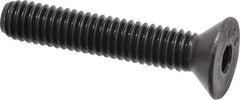 Value Collection - 5/16-18 UNC Hex Socket Drive, 82° Flat Screw - Alloy Steel, Black Oxide Finish, Fully Threaded, 1-3/4" OAL - Apex Tool & Supply