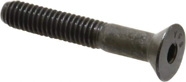 Value Collection - 5/16-18 UNC Hex Socket Drive, 82° Flat Screw - Alloy Steel, Black Oxide Finish, Fully Threaded, 2" OAL - Apex Tool & Supply