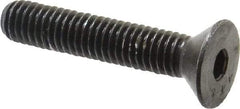 Value Collection - 3/8-16 UNC Hex Socket Drive, 82° Flat Screw - Alloy Steel, Black Oxide Finish, Fully Threaded, 2" OAL - Apex Tool & Supply