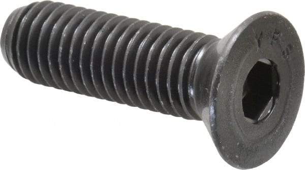 Value Collection - 1/2-13 UNC Hex Socket Drive, 82° Flat Screw - Alloy Steel, Black Oxide Finish, Fully Threaded, 1-3/4" OAL - Apex Tool & Supply