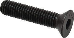 Value Collection - 1/2-13 UNC Hex Socket Drive, 82° Flat Screw - Alloy Steel, Black Oxide Finish, Fully Threaded, 2-1/4" OAL - Apex Tool & Supply
