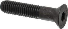 Value Collection - 1/2-13 UNC Hex Socket Drive, 82° Flat Screw - Alloy Steel, Black Oxide Finish, Partially Threaded, 2-1/2" OAL - Apex Tool & Supply