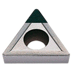 Iscar - TCMT2-1 T Grade IB55 CBN Turning Insert - Uncoated, 60° Triangle, 1/4" Inscr Circle, 3/32" Thick, 1/64" Corner Radius - Apex Tool & Supply