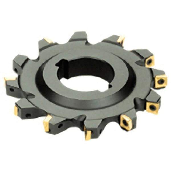 Iscar - Arbor Hole Connection, 0.4724" Cutting Width, 1.9685" Depth of Cut, 160mm Cutter Diam, 1.5748" Hole Diam, 7 Tooth Indexable Slotting Cutter - SDN Toolholder, Q/XPMT Insert - Apex Tool & Supply