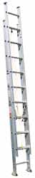 Made in USA - 36' High, Type I Rating, Aluminum Extension Ladder - Apex Tool & Supply