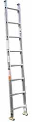 Made in USA - 8' High, Type IA Rating, Aluminum Extension Ladder - Apex Tool & Supply
