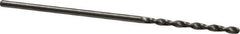 Accupro - #56 130° Cobalt Jobber Drill - Bright Finish, Right Hand Cut, Parabolic Flute, Straight Shank, 1-7/16" OAL, Split Point - Apex Tool & Supply