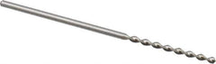 Accupro - 3/64" 130° Cobalt Jobber Drill - Bright Finish, Right Hand Cut, Parabolic Flute, Straight Shank, 1-1/2" OAL, Split Point - Apex Tool & Supply