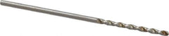 Accupro - 1.25mm 130° Cobalt Jobber Drill - Bright Finish, Right Hand Cut, Parabolic Flute, Straight Shank, 1-1/2" OAL, Split Point - Apex Tool & Supply