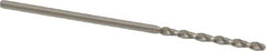 Accupro - 1.35mm 130° Cobalt Jobber Drill - Bright Finish, Right Hand Cut, Parabolic Flute, Straight Shank, 1-37/64" OAL, Split Point - Apex Tool & Supply