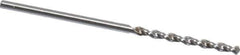 Accupro - 1.67mm 130° Cobalt Jobber Drill - Bright Finish, Right Hand Cut, Parabolic Flute, Straight Shank, 1-11/16" OAL, Split Point - Apex Tool & Supply