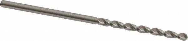 Accupro - #48 130° Cobalt Jobber Drill - Bright Finish, Right Hand Cut, Parabolic Flute, Straight Shank, 1-15/16" OAL, Split Point - Apex Tool & Supply