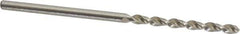 Accupro - #46 130° Cobalt Jobber Drill - Bright Finish, Right Hand Cut, Parabolic Flute, Straight Shank, 1-15/16" OAL, Split Point - Apex Tool & Supply