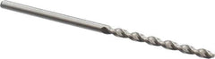 Accupro - #42 130° Cobalt Jobber Drill - Bright Finish, Right Hand Cut, Parabolic Flute, Straight Shank, 2-1/4" OAL, Split Point - Apex Tool & Supply