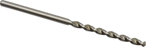 Accupro - 2.5mm 130° Cobalt Jobber Drill - Bright Finish, Right Hand Cut, Parabolic Flute, Straight Shank, 2-1/4" OAL, Split Point - Apex Tool & Supply