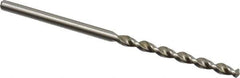 Accupro - 2.5mm 130° Cobalt Jobber Drill - Bright Finish, Right Hand Cut, Parabolic Flute, Straight Shank, 2-1/4" OAL, Split Point - Apex Tool & Supply