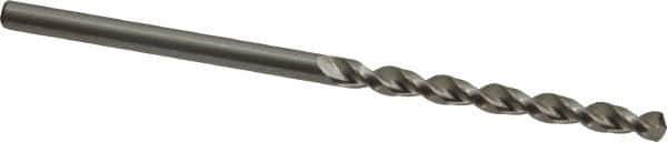 Accupro - #38 130° Cobalt Jobber Drill - Bright Finish, Right Hand Cut, Parabolic Flute, Straight Shank, 2-1/4" OAL, Split Point - Apex Tool & Supply