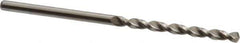 Accupro - 7/64" 130° Cobalt Jobber Drill - Bright Finish, Right Hand Cut, Parabolic Flute, Straight Shank, 2-13/32" OAL, Split Point - Apex Tool & Supply