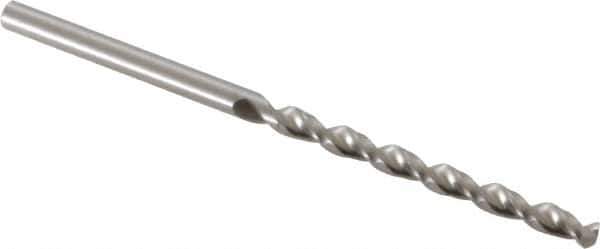 Accupro - 2.8mm 130° Cobalt Jobber Drill - Bright Finish, Right Hand Cut, Parabolic Flute, Straight Shank, 2-13/32" OAL, Split Point - Apex Tool & Supply