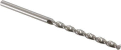 Accupro - 2.8mm 130° Cobalt Jobber Drill - Bright Finish, Right Hand Cut, Parabolic Flute, Straight Shank, 2-13/32" OAL, Split Point - Apex Tool & Supply
