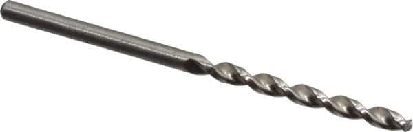 Accupro - #32 130° Cobalt Jobber Drill - Bright Finish, Right Hand Cut, Parabolic Flute, Straight Shank, 2-13/32" OAL, Split Point - Apex Tool & Supply
