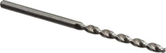 Accupro - #32 130° Cobalt Jobber Drill - Bright Finish, Right Hand Cut, Parabolic Flute, Straight Shank, 2-13/32" OAL, Split Point - Apex Tool & Supply