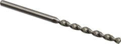 Accupro - 3.5mm 130° Cobalt Jobber Drill - Bright Finish, Right Hand Cut, Parabolic Flute, Straight Shank, 2-3/4" OAL, Split Point - Apex Tool & Supply
