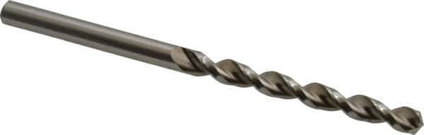 Accupro - #14 130° Cobalt Jobber Drill - Bright Finish, Right Hand Cut, Parabolic Flute, Straight Shank, 3-5/32" OAL, Split Point - Apex Tool & Supply