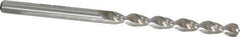 Accupro - #12 130° Cobalt Jobber Drill - Bright Finish, Right Hand Cut, Parabolic Flute, Straight Shank, 3-3/8" OAL, Split Point - Apex Tool & Supply