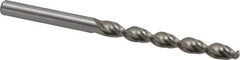 Accupro - 5.9mm 130° Cobalt Jobber Drill - Bright Finish, Right Hand Cut, Parabolic Flute, Straight Shank, 93mm OAL, Split Point - Apex Tool & Supply