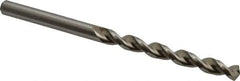 Accupro - Letter D 130° Cobalt Jobber Drill - Bright Finish, Right Hand Cut, Parabolic Flute, Straight Shank, 3-31/32" OAL, Split Point - Apex Tool & Supply