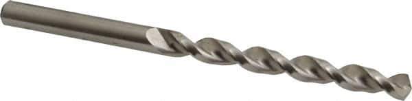 Accupro - 6.8mm 130° Cobalt Jobber Drill - Bright Finish, Right Hand Cut, Parabolic Flute, Straight Shank, 4-19/64" OAL, Split Point - Apex Tool & Supply