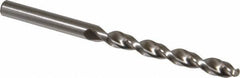 Accupro - Letter L 130° Cobalt Jobber Drill - Bright Finish, Right Hand Cut, Parabolic Flute, Straight Shank, 4-9/32" OAL, Split Point - Apex Tool & Supply