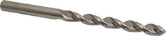 Accupro - 7.9mm 130° Cobalt Jobber Drill - Bright Finish, Right Hand Cut, Parabolic Flute, Straight Shank, 4-39/64" OAL, Split Point - Apex Tool & Supply